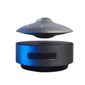 Portable Plastic Audio Player Parties Home Theater Mobile Phones DC Power Automatic Lift-Down Floating UFO Bluetooth Speaker