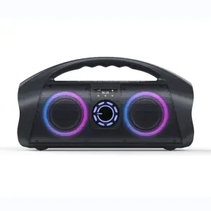 F29 Outdoor IPX7 Wireless Bluetooths Speaker Colorful Light Extra Bass Portable Speaker with Digital LED Screen