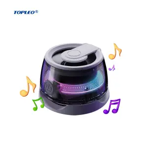 Topleo Led Speaker Mini Karaoke Auto Portable Speaker Home Music Sound Bt Subwoofers Professional Party Gaming Speakers