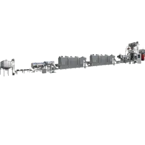 Floating Fish Feed Pellet Granulator Extruder Making Machine Pet Food Production Line Double Screw Extruder