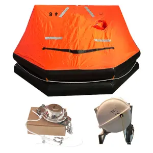 ISO 9650-1 4, 6, 8, 10, 12 Persons Self Inflating Yacht Life Raft