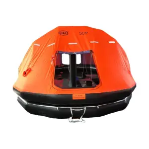 Solas Throwing Type Self-righting Inflatable Liferaft 50 or 65 Persons Life Raft  HAF-ASR