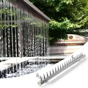 Custom Large Rain Water Curtain Outdoor Decorative Waterfall Fountain for Swimming Pool