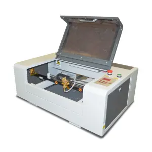 40W Co2 Laser Cutting and Engraving Machine for Wood With M2 Rubber Stamp Engraving Mini Laser Machine