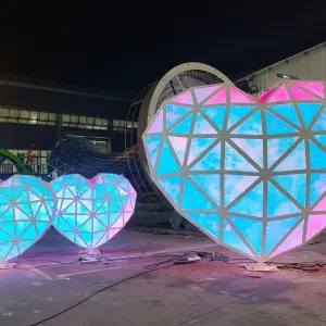 Senzhao Heart Shape LED Motif Light for Decoration Christmas Decorative Landscape Light