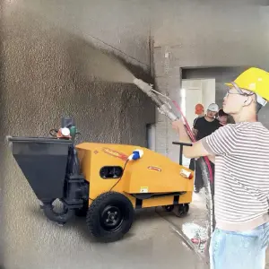 Cement Plastering Machine /mortar Sprayer With Spraying Nozzle With Automatic