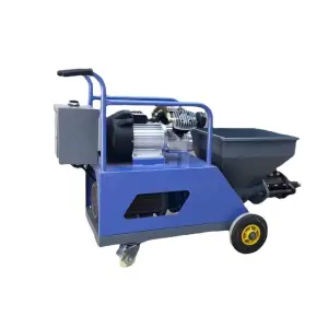 Mortar Spraying Machine with Mixer Putty Spraying Machine Small Cement Mortar Wall Plastering Machine