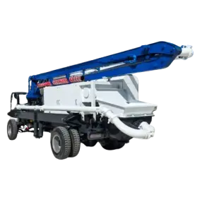 14m Mini Small Portable Mobile Concrete Boom Pump Concrete Pump Truck