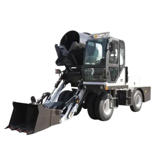 Self Loading 2m3 3m3 4m3 6m3 Drum Concrete Mixer Self Loading Mobile Concrete Mixer Machine