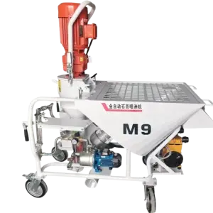 M6 Gypsum Spraying Machine Mortar Plastering Machine Plaster Station Wall Putty Spray Machine