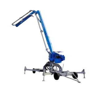 Concrete Machinery 17M Wheel Mobile Hydraulic Concrete Placing Boom Concrete Distributor Boom