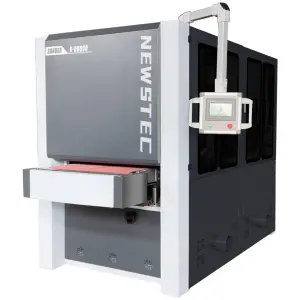 Newstec 10-1600mm Metal Wide Belt Sander Sanding Machine Automatic Vacuum Brush Chamfering Deburring Machine for Sheet Metal