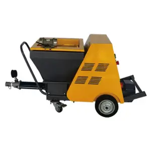 Fire Glass Cement Glue Putty Mortar Paint Spray Gun for Plastering Machine