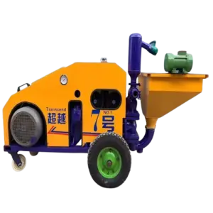 Diesel Engine Cement Plastering Spray Diesel Mortar Sprayer Machines