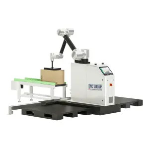 Palletizing Robot a Complete Set with Suction Cups and Clamps Palletizing Robot Workstation Handling