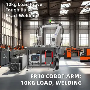 Han's Robot 10kg Load Collaborative Robot Arm Welding Service Gearbox Mechanical Arm with PLC Core Components