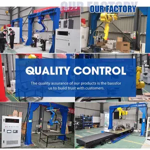 High Precision 3D Robot Laser Cutter Smart Welder Laser Cutting Machine Water Cooling Featuring Core Motor PLC Gearbox