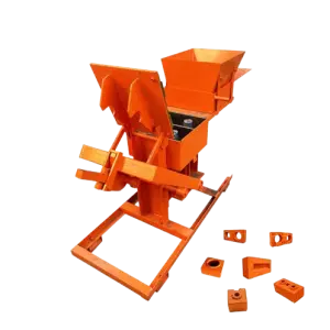 Interlocking Mobile Mud Soil Small in India Manual Mobile Clay Making Machine Brick