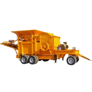 Stone Mobile Crushing Plant Mobile Crusher Station for Rubble Sand Making Machine