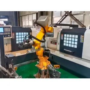6 Axis Robot Lathe CNC Load Unload Processing Parts Collaboration Robot Unload Injection Moulding Machine Load Coordinate Robot