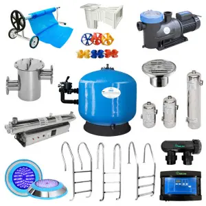 Swimming Pool Spa Clean and Other Accessories Swimming Pool Equipment Complete Set