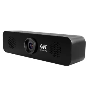 All in One 4K Ultra HD Camera Support 3x Optical Zoom with Omnidirectional Sound Pickup for Online Meeting or Live Streaming