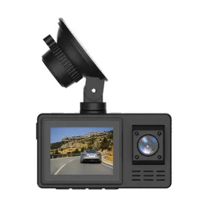 2 Inch Dash Cam 4k Front and Rear 3 Channel Front and Rear 4K Recording Video Dash Cam 4k with Gps Car Camera Black