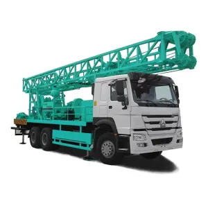 HFC-400 Truck Mounted Drill Rig Easy to Operate 300m Machine with Essential Components Engine Motor Gear Gearbox