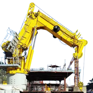 Watsond Supply High-Efficiency Foldable Marine Knuckle Boom Crane Floating Yacht Engine & Marine Equipment