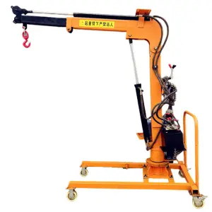 JIN YANG HU Manual Winch Hydraulic Lifting Pickup Truck Mounted Construction Farm Used Pump Bearing Gear Electric Crane