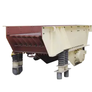 High-Efficiency Ore Vibrating Feeder Electric Motor Operated Vibratory Mining System for Construction Industries