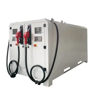 Portable Electric Mobile Mini Gas Petrol Container Pump Equipment Fuel Station Fuel Tank Skid With Pump