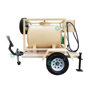 Movable Fuel Station Small Semi Trailer Fuel Container Station Mobile Filling Container Petrol Station