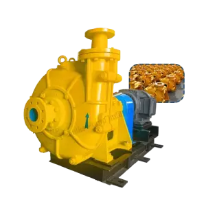 Rubber Lined 4/3 High Density Sand Slurry Pump Heavy Duty Slurry Gravel Pump Sand Pump for Wet Sand Suction