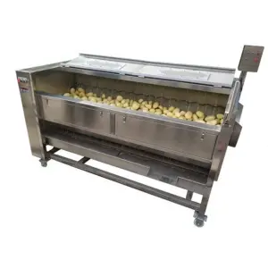 Potato Washing Peeling Machine Root Vegetable Brush Washing Machine