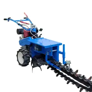 Automatic Pipeline Trenching Machine Mini Cable Trencher Machine Hand Held Chain Trench Digging Machine