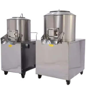 350 Output 200kg/h Commercial Vegetable and Fruit Washing and Peeling Machine Cassava Peeling Machine