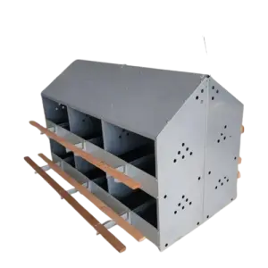 24-Hole Chicken Egg Nest Box for Poultry Farms Mobile Chicken Laying Box for Chicken Farm Animal Husbandry Equipment