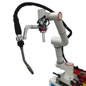 Collaborative Robot Arm Improve Safety at Work Industrial Robot Flexibility for Different Tasks Welding Robot