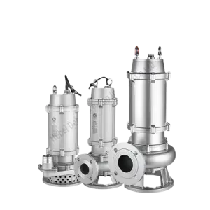 DEHUIKE Heavy Duty Stainless Steel Non-clog Submersible Mud Centrifugal Sewage Dirty Water Pump