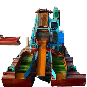 Africa Easy Operation 120m3/h Bucket Chain Dredging River Sand Dredge