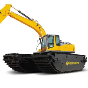 MONDE Amphibious Multifunctional Excavator for River Dredging and Cofferdam