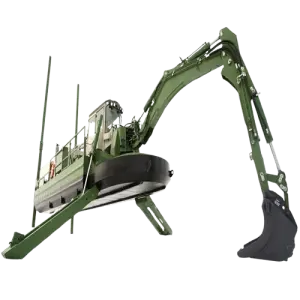 WANRUN Swampland Wetland Amphibious Multipurpose Dredger Dredging Boat for