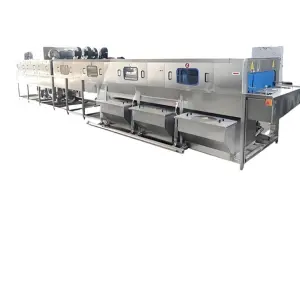 High-Pressure Automatic Beer Basket Cleaning Machine Powerful Automatic Food Processing Machinery No Dead Angle Spray Cleaning
