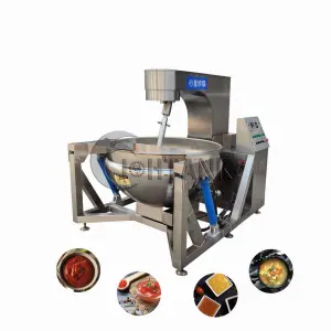 Industry Automatic Cooking Planetary Frying Mixer Wok Jacketed Kettle/electric Cooking Machine