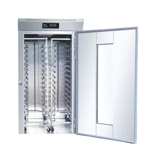 Commercial Bakery Food Food Processing Equipment 32 Tray Trolley Type Fully Automatic Spray Proofing Box