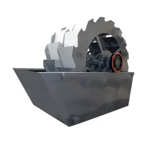 High Capacity Sand Washer Machine Outfitg Silica Sand Screening Washing Machine Wheel Bucket Sand Washing Machine