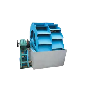 Muddy Sand Gravel Cleaner Machine Bucket Wheel Sand Washer