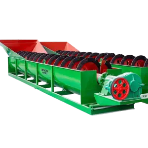 Single Spiral Aggregate Sand Gold Washing Systems Equipment Machine Silica Screw Sand Washer Washing Machine for Gravel