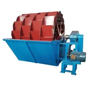 High Efficiency Silica Sand Washing Equipment Bucket Wheel Sand Washer 100t/H Quarry Beach Sand Cleaning Machine